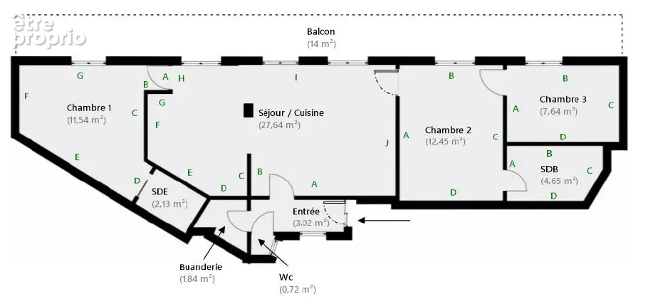Boulevard Barbès, 4 pièces 73m², 2ème étage - photo 15
