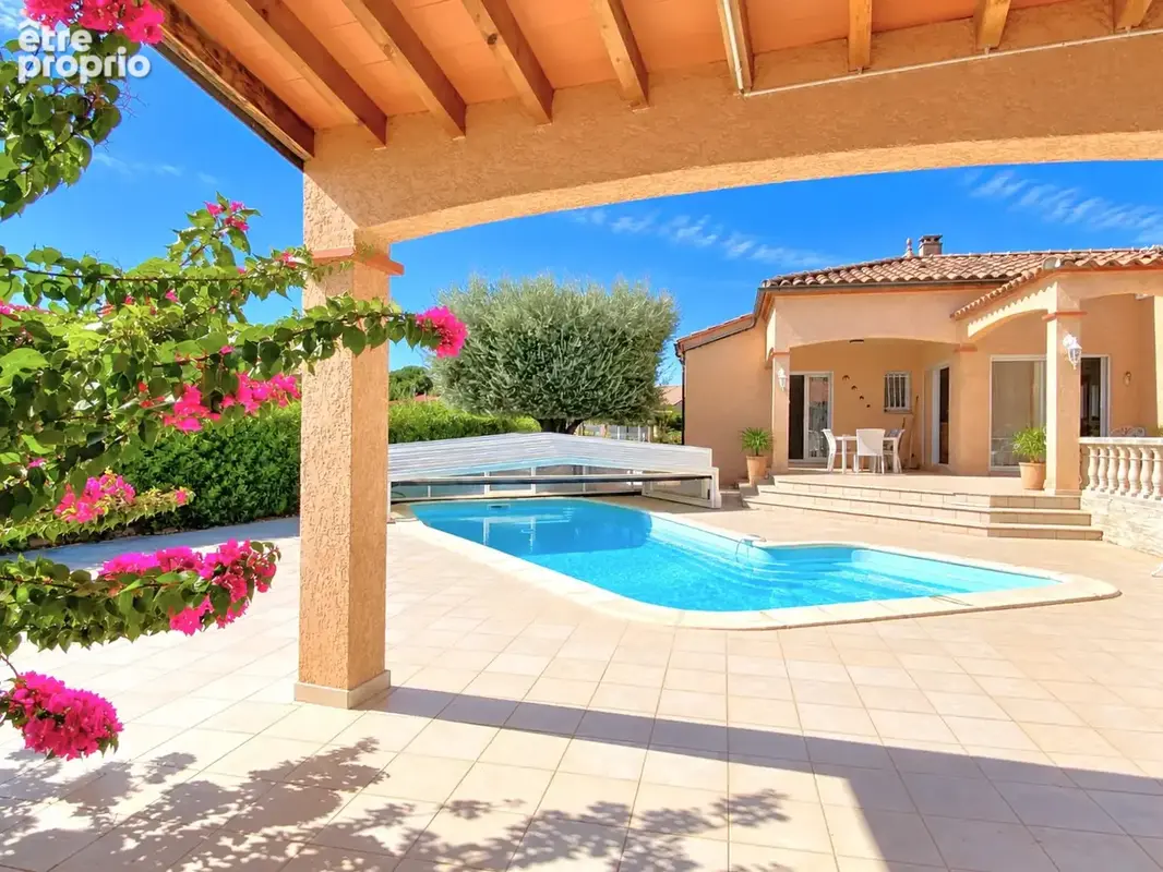 Une villa de plain-pied, 4 faces, avec piscine, entre perpignan et argeles-sur-mer - photo 3