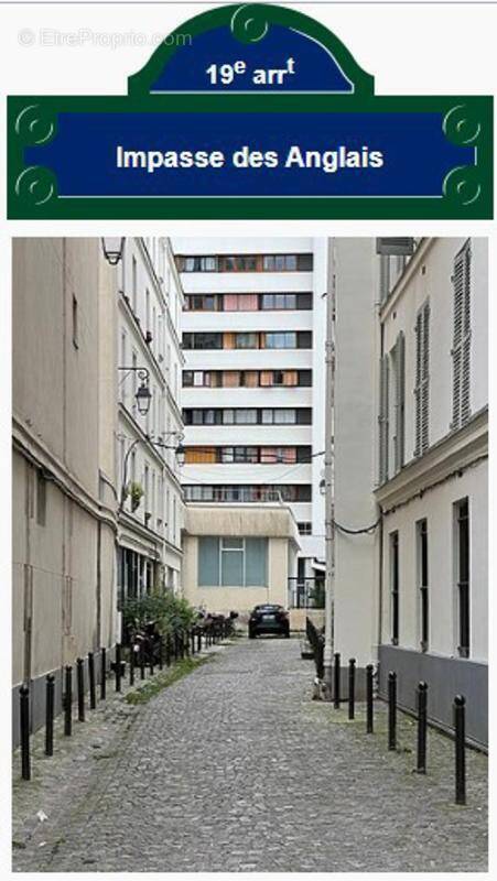 Appartement à PARIS-19E