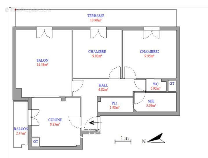 Appartement à MARSEILLE-14E