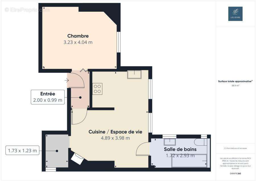 Appartement 39 m² à Courbevoie  - photo 2128