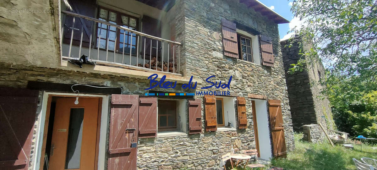 Facade cote jardin - Maison à JUJOLS