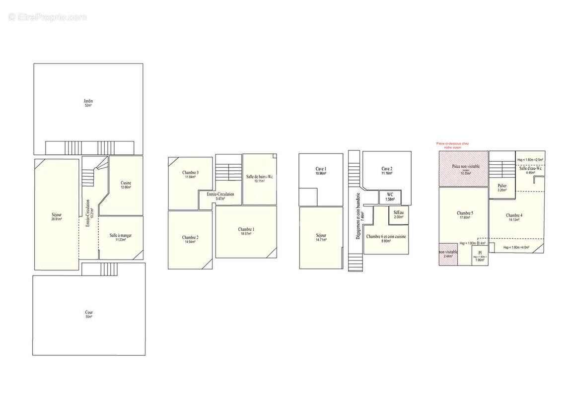 PUTEAUX/ Centre-Ville - Maison 8 pièces 168m² - 126m² d'Extérieurs - photo 18