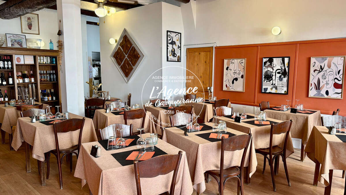 A vendre fonds de commerce restaurant 90 m2 avec terrasse idealement situe dans le centre ville pietons au lavandou - photo 8