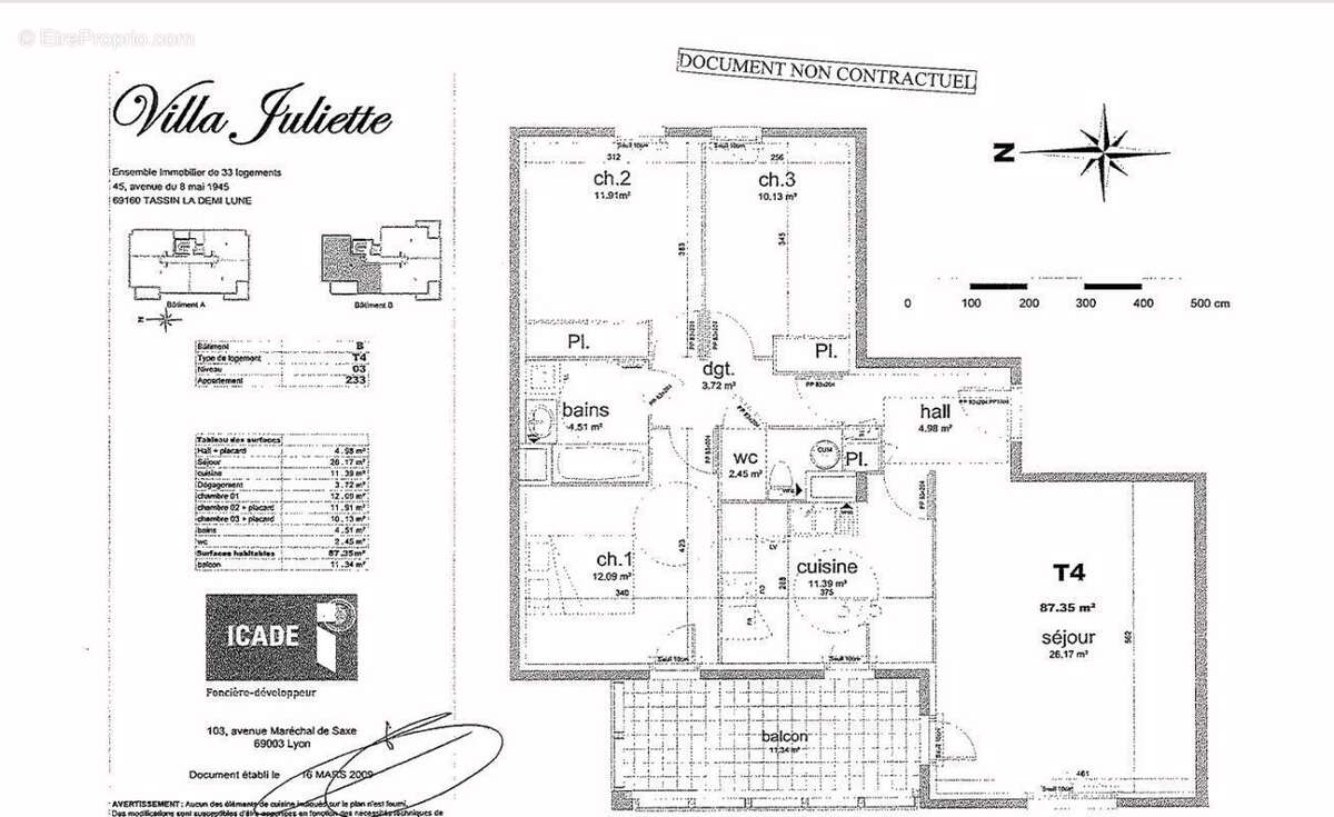 Tassin La Demi Lune Magnifique appartement 4 pièces de 87 m2 avec terrasse 13m2 - photo 14