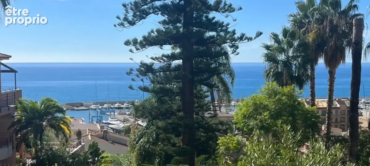 Menton / garavan - dans une belle résidence, 2 pieces bis avec terrasse vue mer, cave et garage; - photo 2