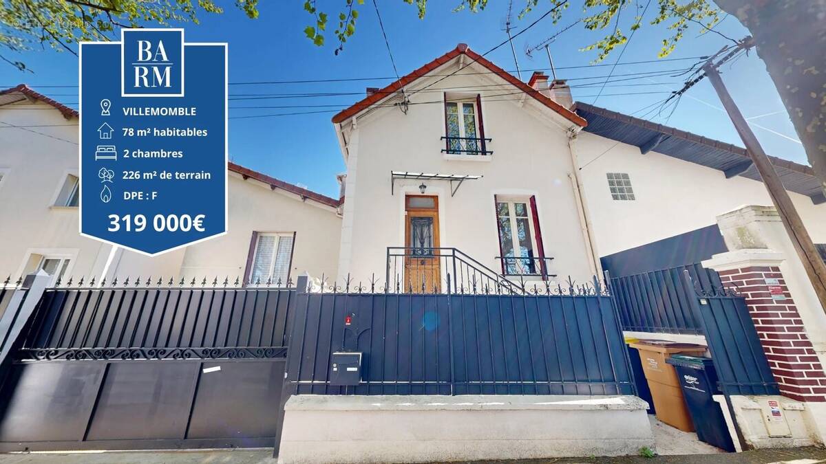 Maison à VILLEMOMBLE