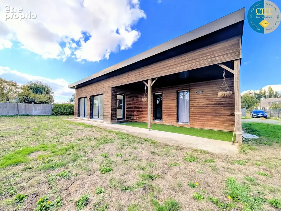 Maison de plain-pied en ossature bois (2017)   4 chambres à guer - bellevue (56380) avec cht immobilier - photo 33