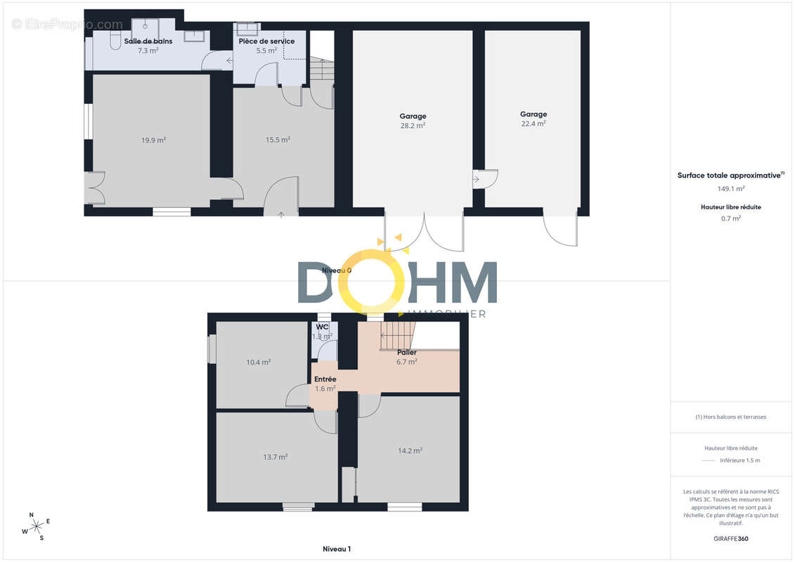 Maison dauphinoise à rénover   90 m2   Châbons, proche A43 et A48 - photo 11