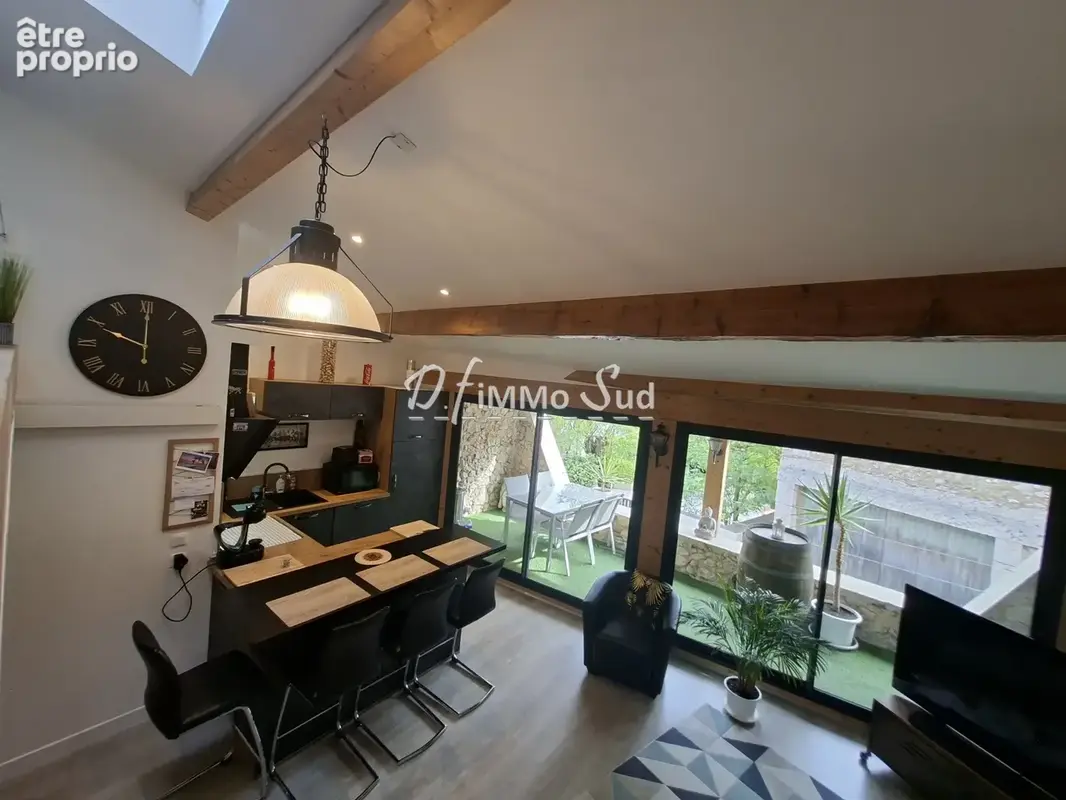 Maison de village vendue meublee : esprit loft et cocooning - photo 9