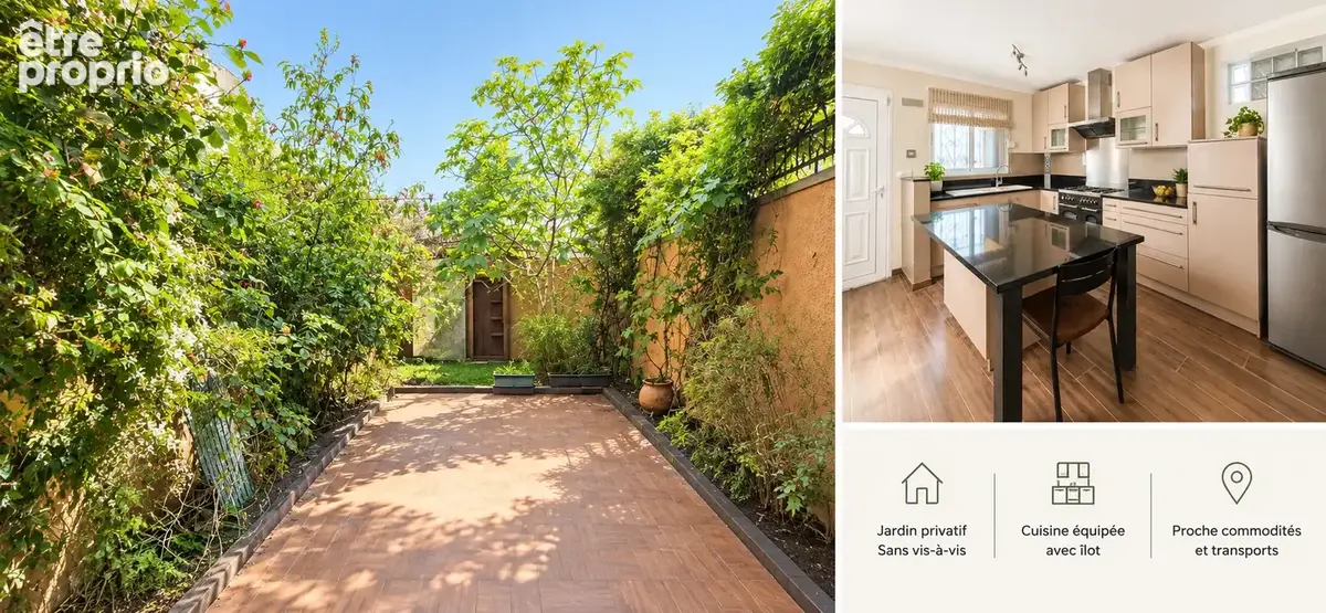 Maison de 113 m2 - 3 chambres - 2 balcons - jardin - photo 1
