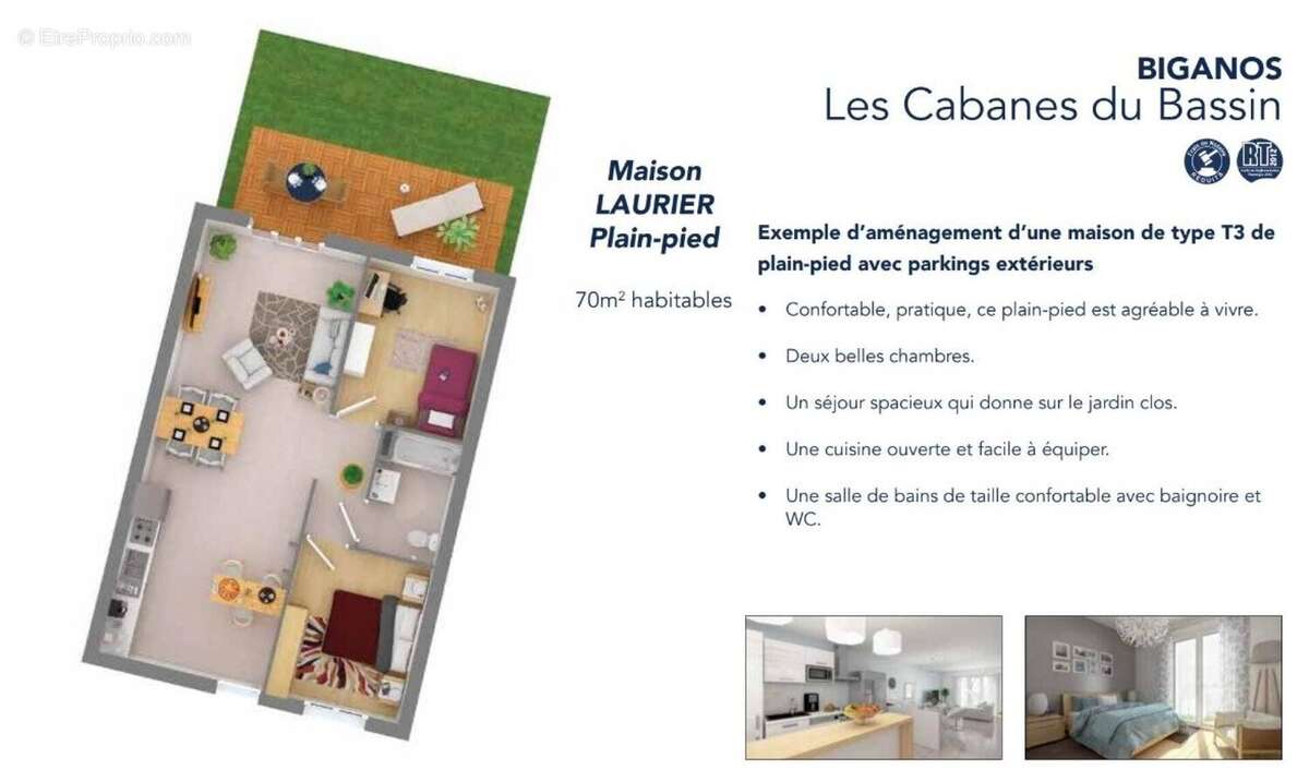Photo 2 - Maison à BIGANOS
