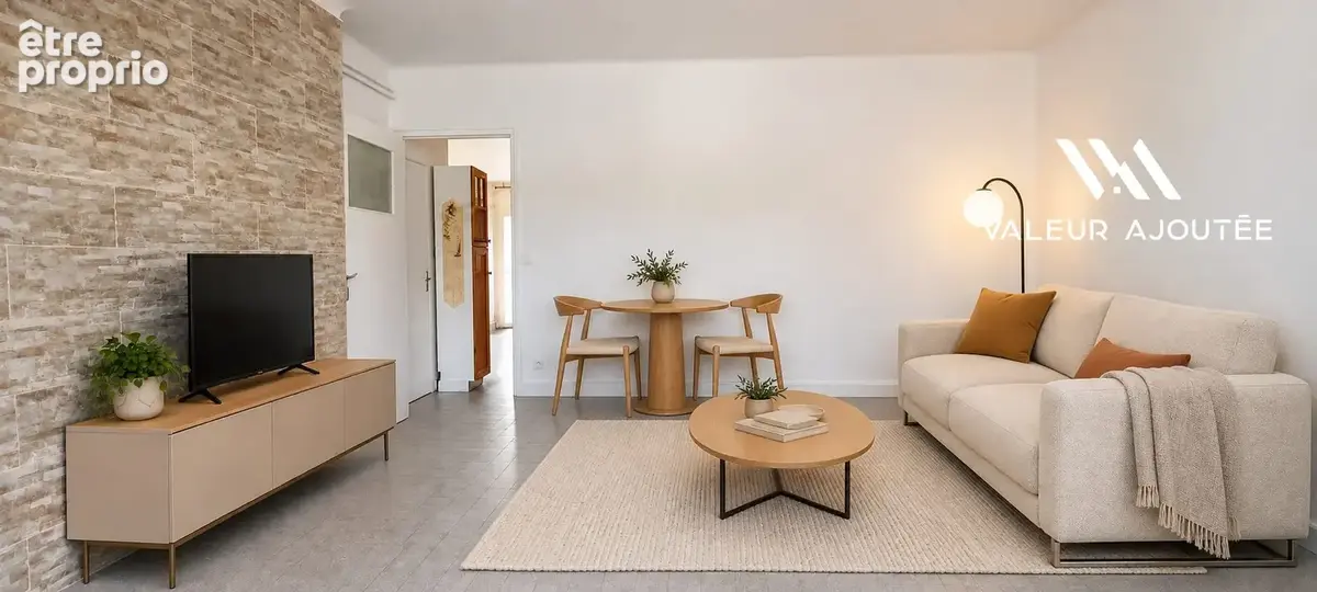 Projection non contractuelle générée par l'IA - Mobilier non présent dans le bien