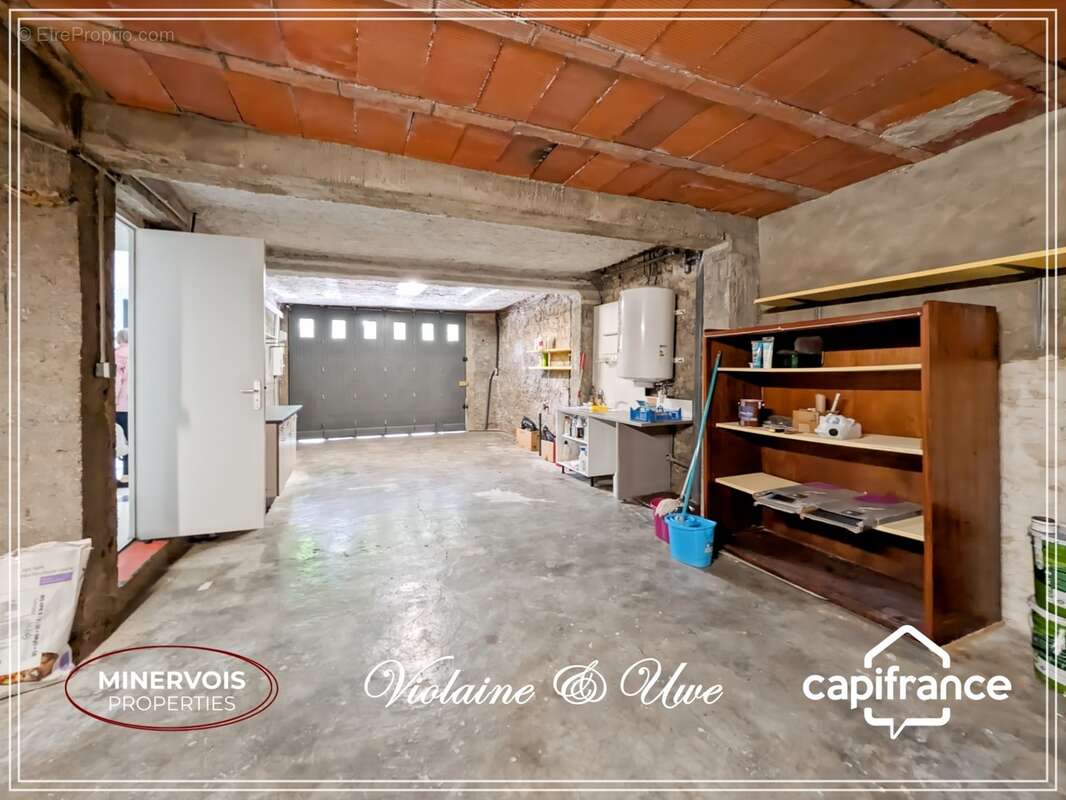 Maison en pierre rénovée avec grand garage, terrasse, cour et terrain – Siran (34210) - photo 14