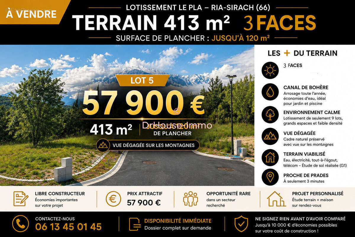 Terrain 413 m² à Ria-Sirach  - photo 8