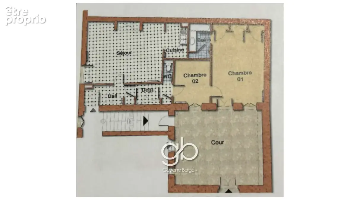 Appartement a vendre sur beziers t3 de 87,75 m2 avec cour privative dans un hôtel particulier au cœur de béziers - photo 11