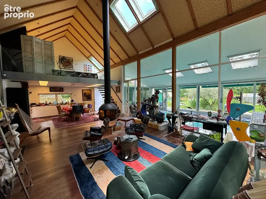 Propriété Familiale de deux maisons avec piscine intérieure  5'MONTFORT L 'AMAURY 10 pièces 326 m2 - photo 3