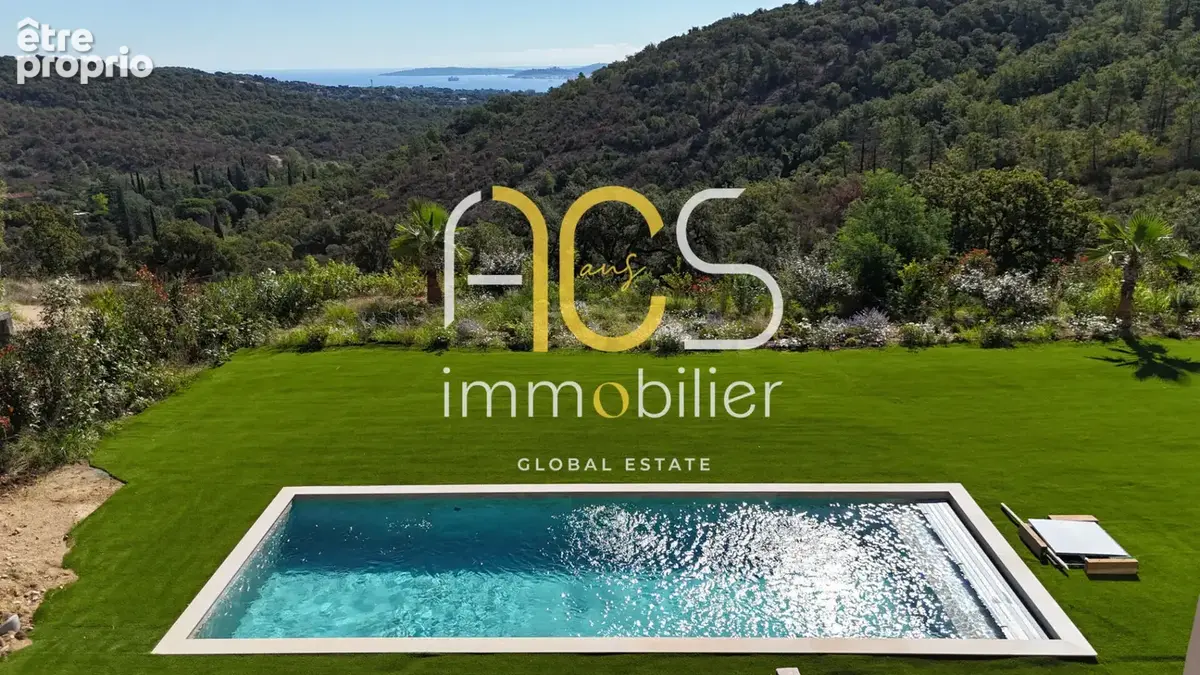GRIMAUD - Villa vue mer, 5 chambres et piscine - photo 2