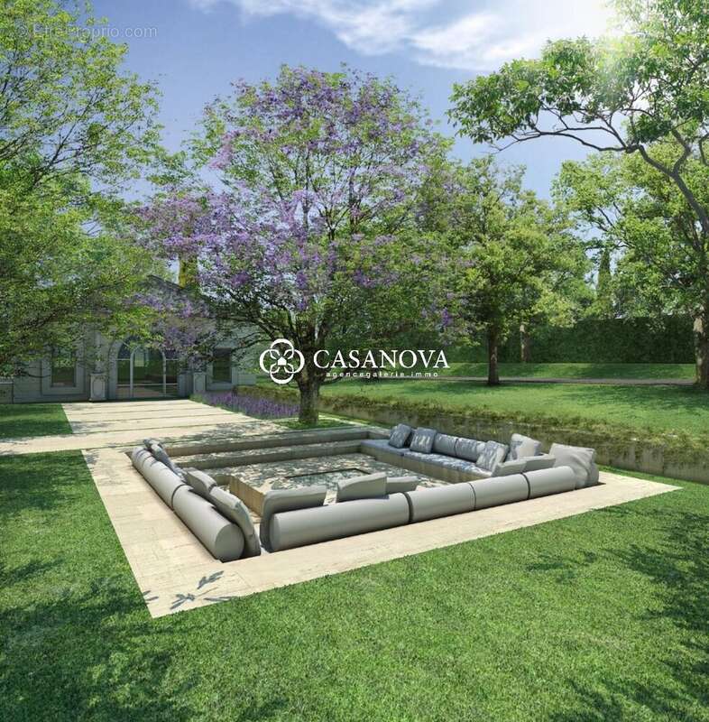 Domaine d'architecte 1500 m² parc 2 hectares vue mer arrière-pays - photo 5