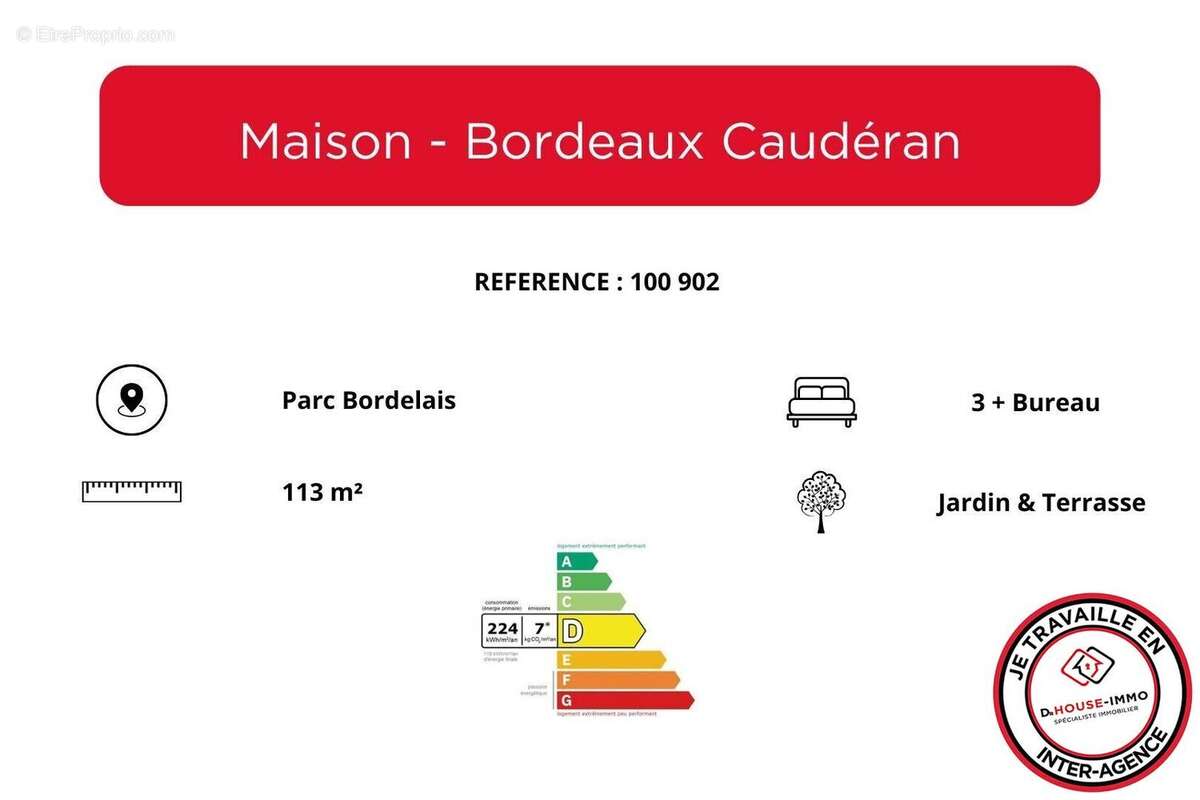 Maison à BORDEAUX