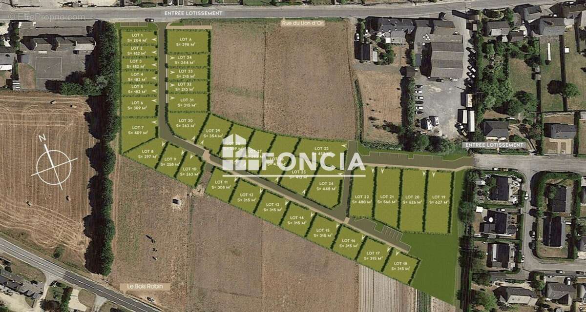 Terrain à CHERRUEIX