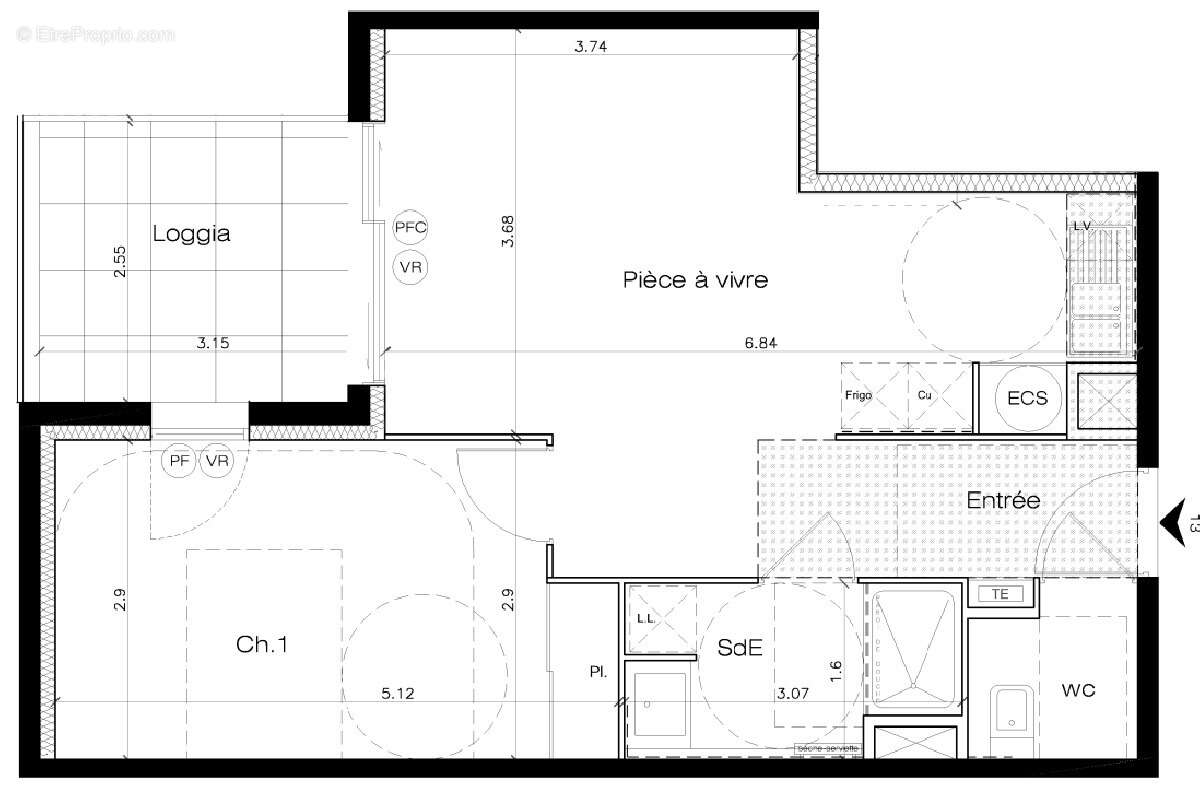 Appartement à LATTES