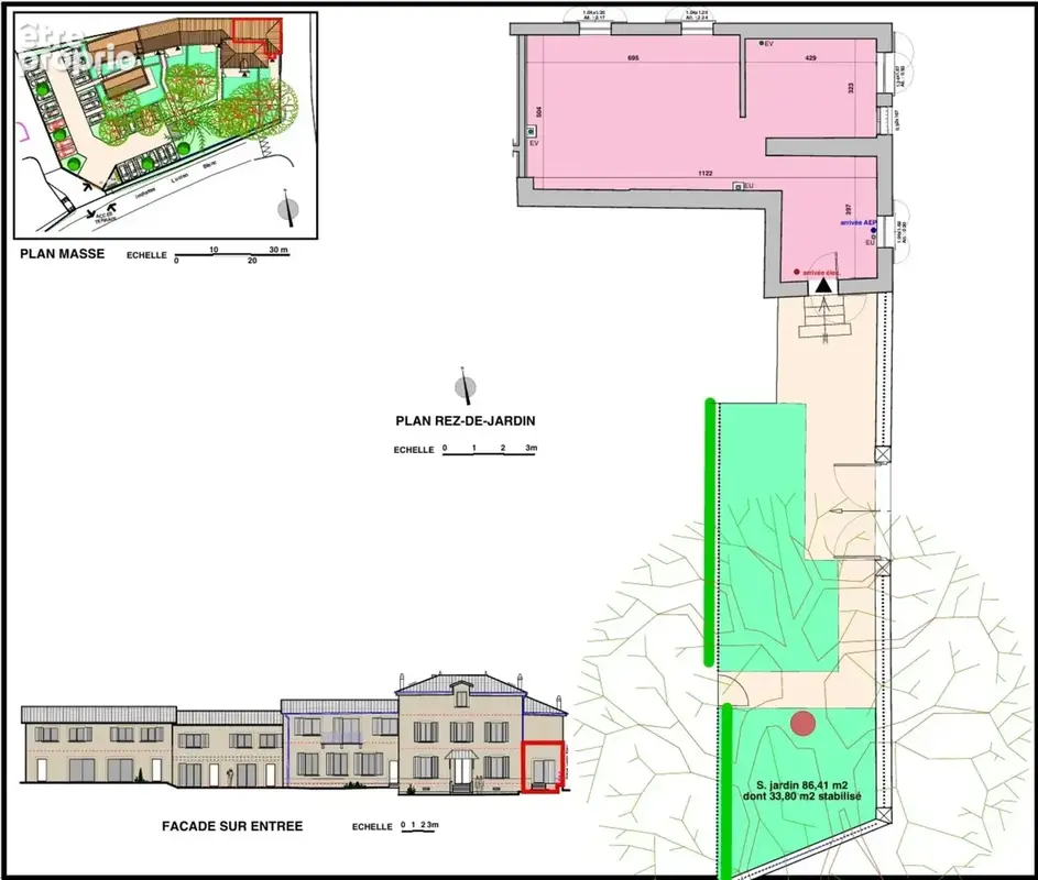 GREZIEU LA VARENNE plateau appartement T3 de 63,59 m² avec jardin de 86.41 m² avec 2 stationnements - photo 8
