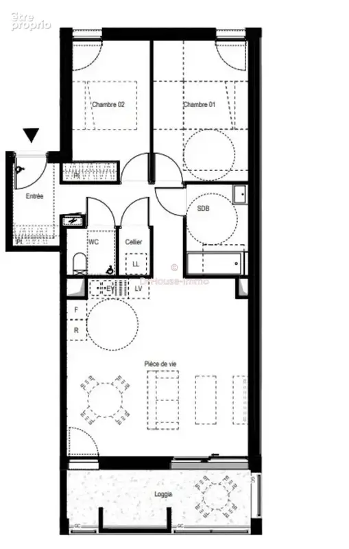 Appartement 67 m² à Bordeaux  - photo 18