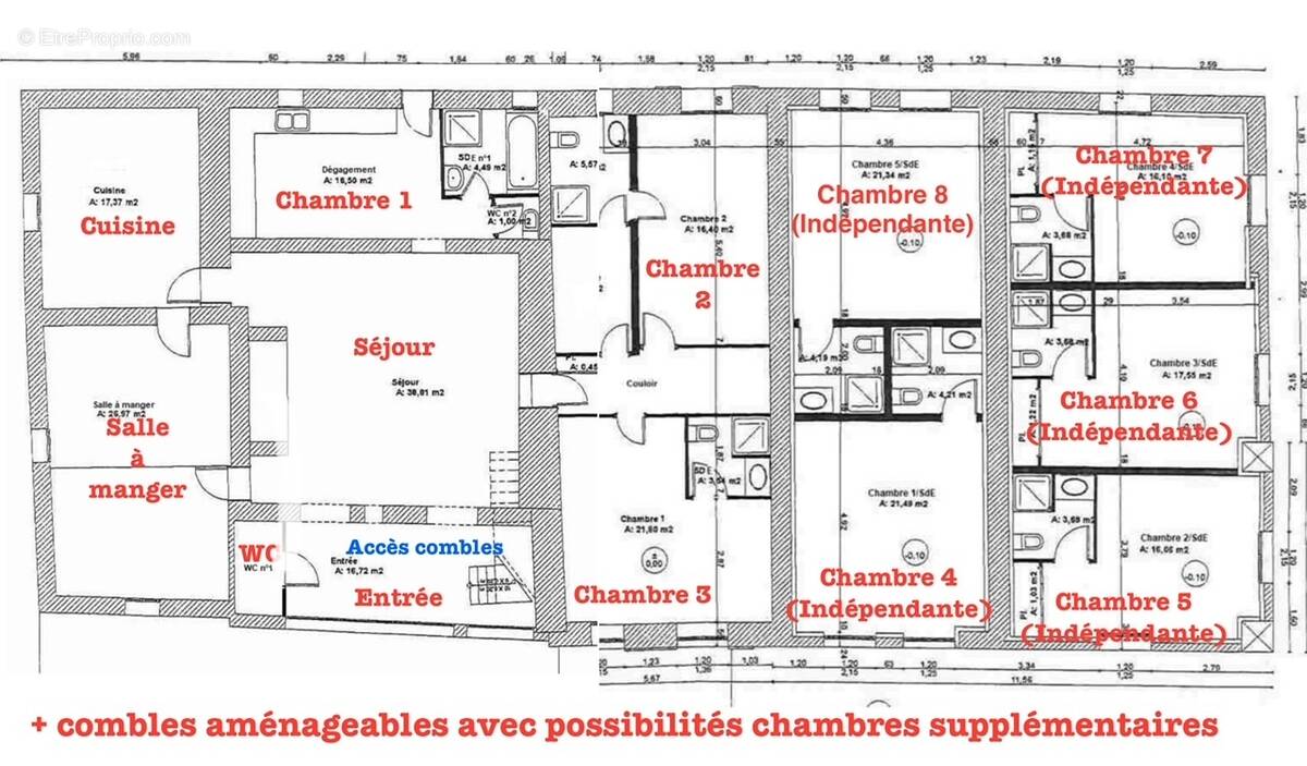 Maison 12 pièces / 293 m² / 565 000 EUR / L'HONOR-DE-COS - photo 10