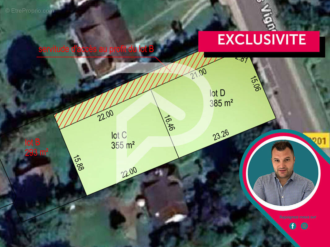 Terrain à BONNIERES-SUR-SEINE