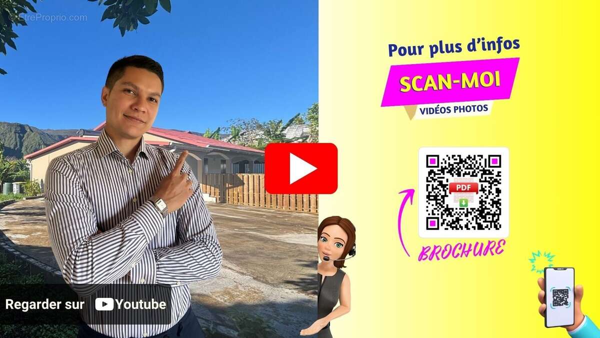 Maison à LA PLAINE-DES-PALMISTES