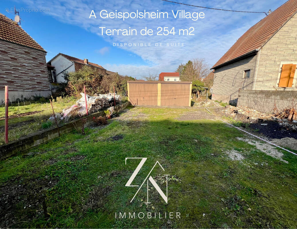 Terrain à GEISPOLSHEIM