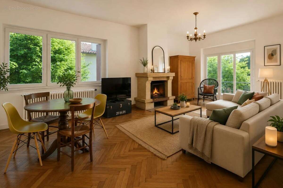 Maison rénovée 4 pièces de 191 m², louée - photo 2