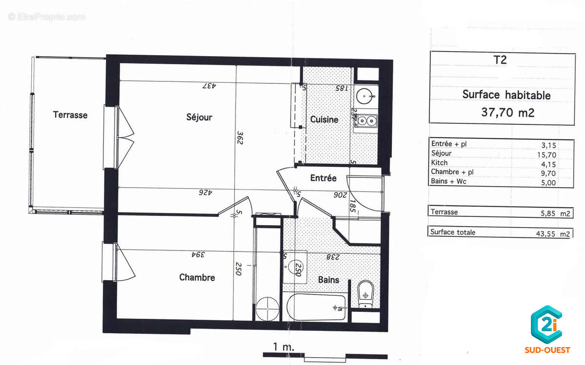 Appartement à MAUVEZIN