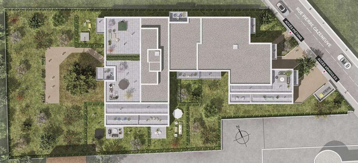 T4 Neuf - Dernières normes (PMR, Accoustique, Énergie) - Jardin et Balcon - photo 3
