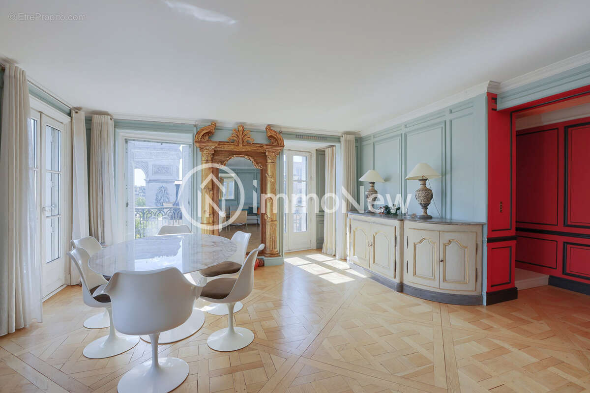 Appartement haussmannien — Paris 16ème — Vue Arc de Triomphe et Tour Eiffel - photo 7