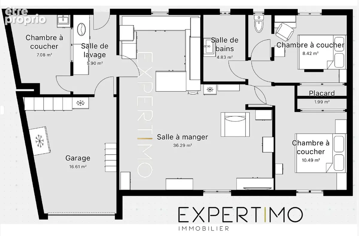 Maison de plain-pied T5 - 3 chambres - Terrain paysager et clôturé - Centre Ville à pied - photo 9