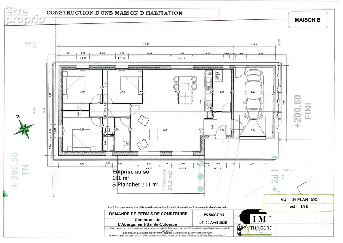 Terrain 719 m² à vendre à L'abergement-Sainte-Colombe (71370) - photo 5