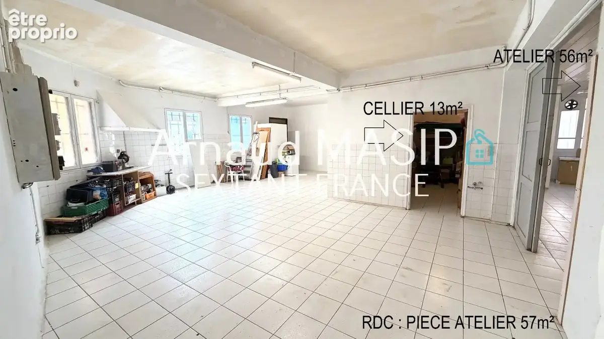 Bien atypique beaux volumes 170 m² hab plus rdc 170 m², gge, terrasse intimiste, 54km de perpignan - photo 14