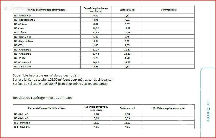 Appartement à PARIS-12E