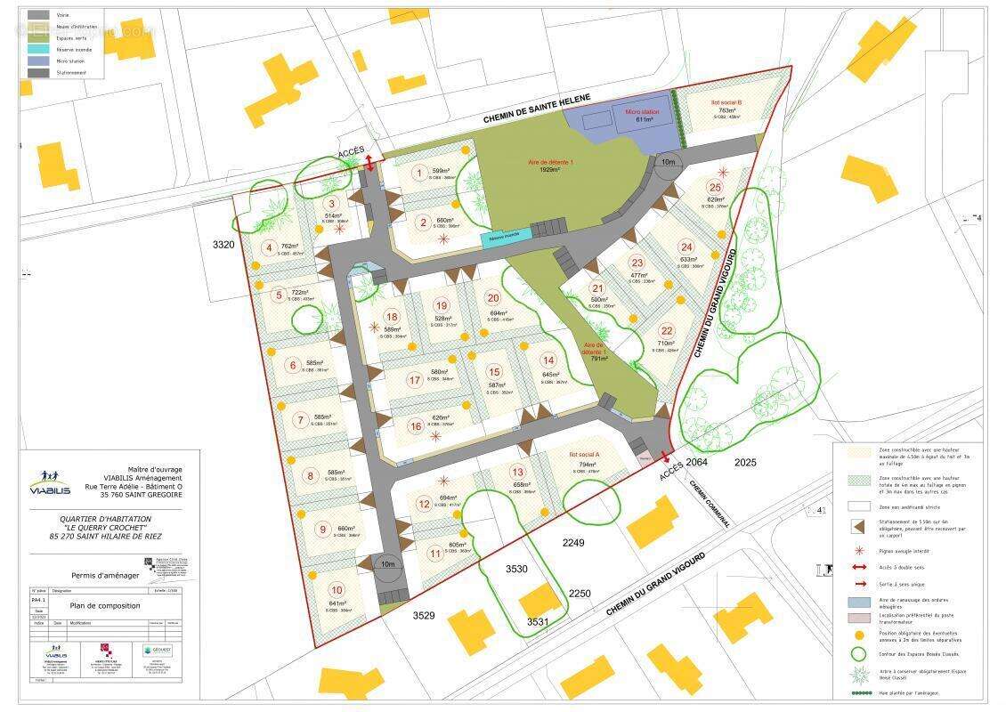 Terrain à SAINT-HILAIRE-DE-RIEZ