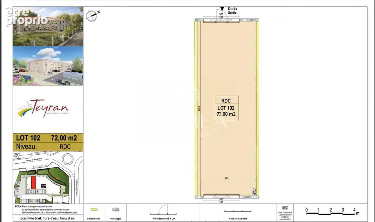 Commerce 72 m² à vendre à Teyran (34820) - photo 2