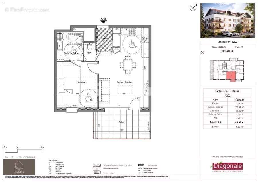 Appartement à PERRIGNIER