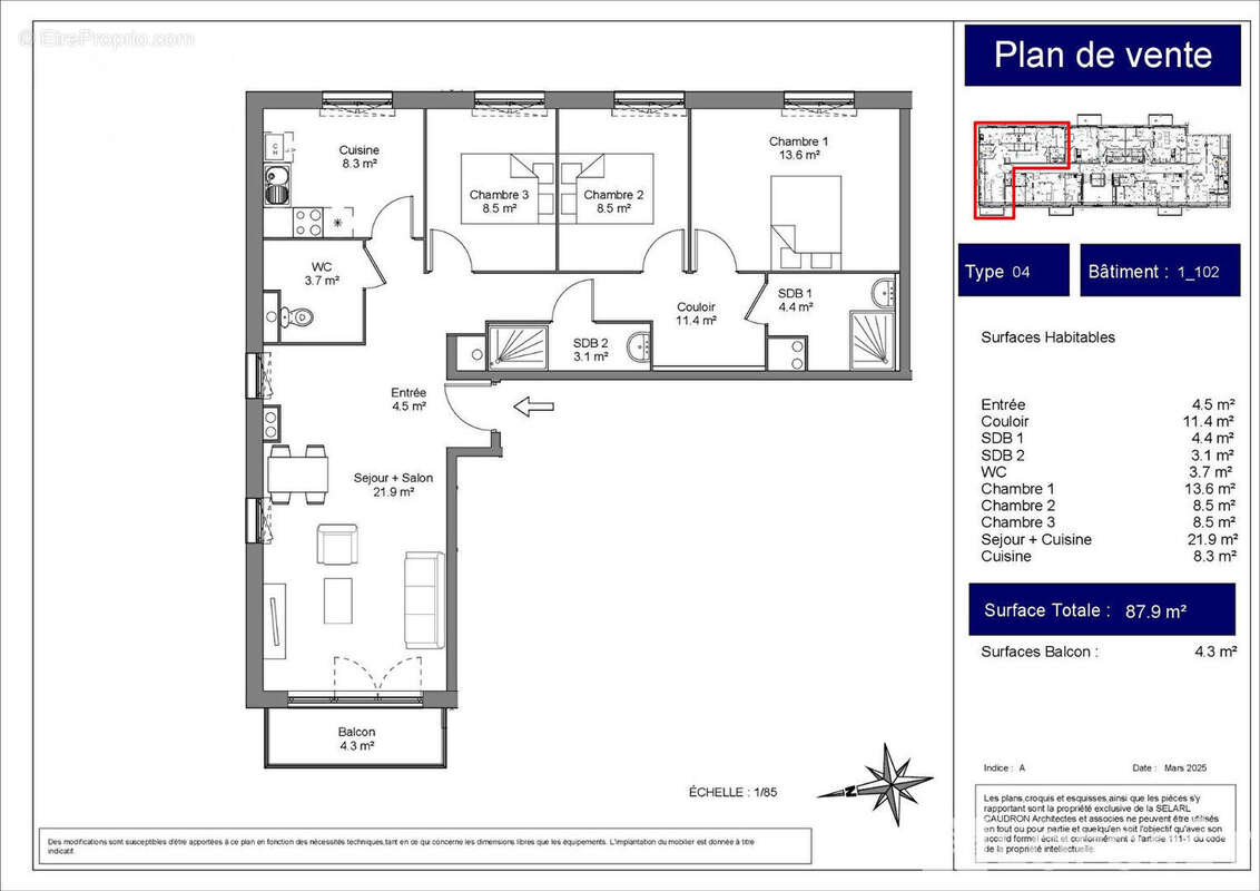 Appartement à CAMIERS