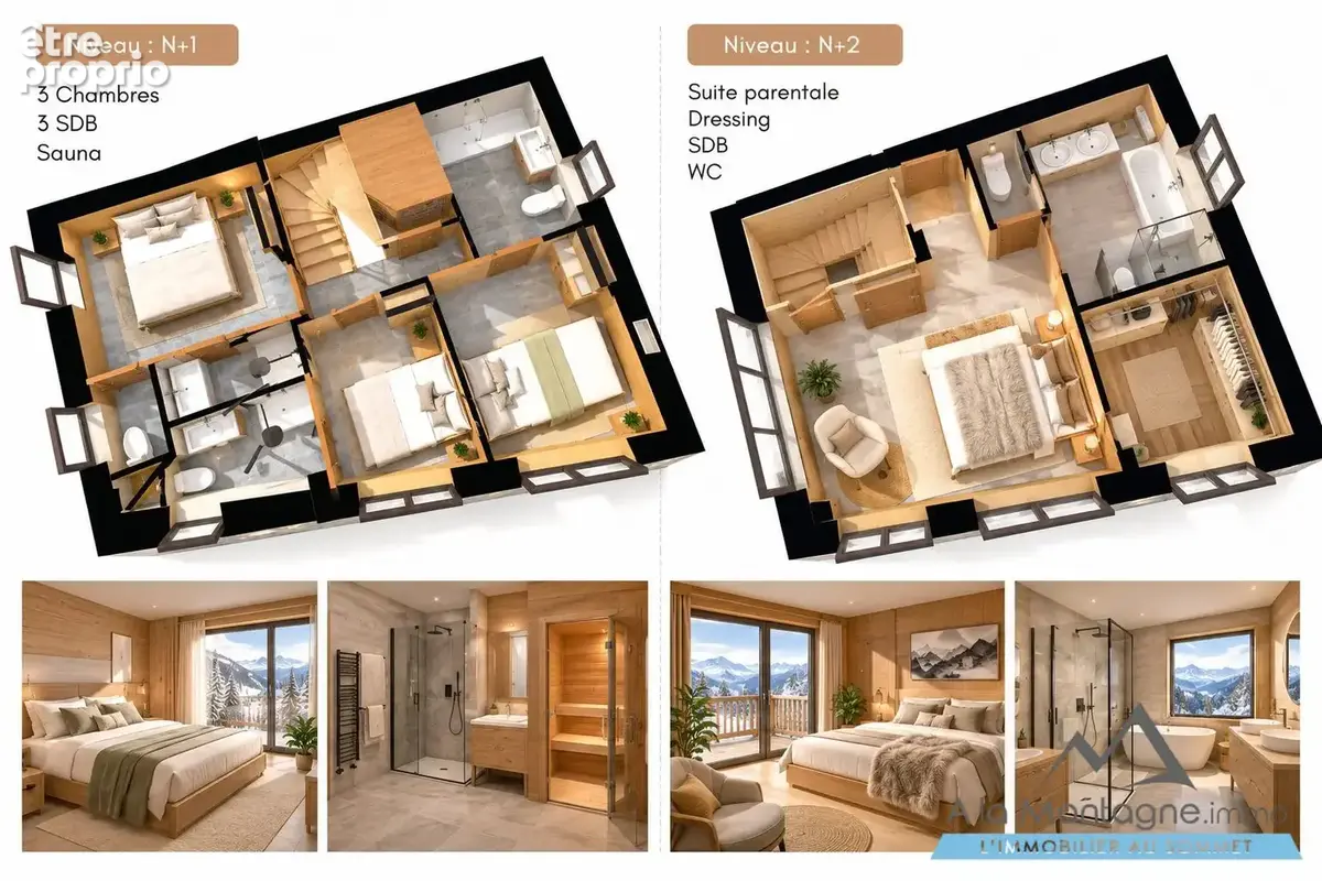 Maison 6 pièces 193 m² à vendre à La Cote-D'aime (73210) - photo 6