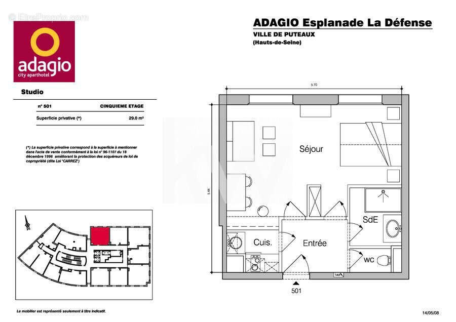 Appartement à PUTEAUX