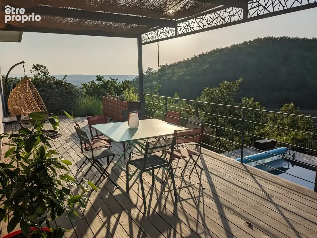 Saint-Péray - Maison lumineuse avec vue dégagée - piscine - photo 3