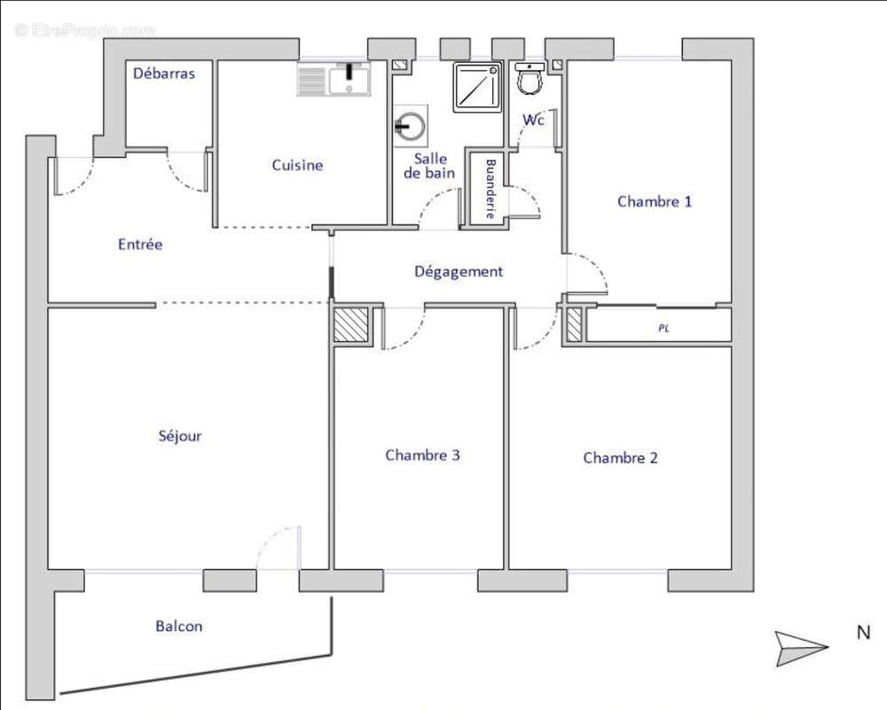 Appartement à TASSIN-LA-DEMI-LUNE