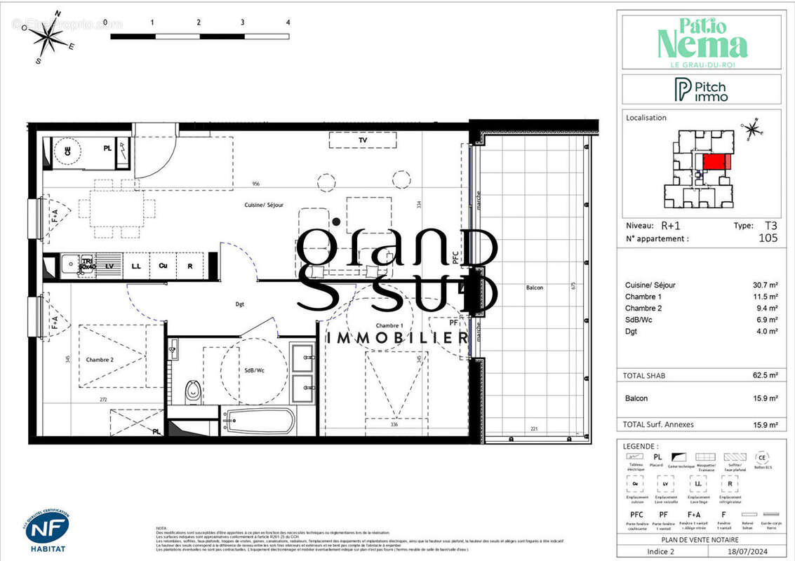 Appartement à LE GRAU-DU-ROI