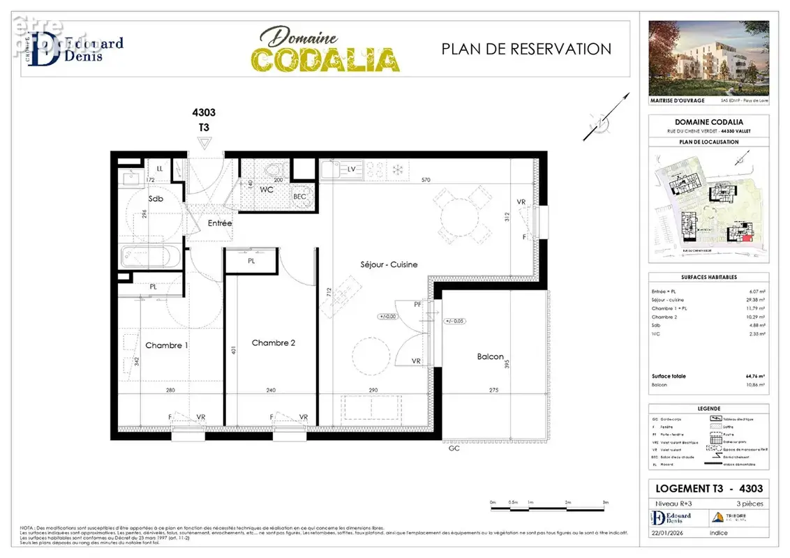 Appartements T3 - Programme neuf Vallet - Livraison 2ème trimestre 2029 - photo 4